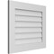 Ekena Millwork Vertical Surface Mount PVC Gable Vent: Non-Functional, w/ 3-1/2"W x 1"P Standard Frame, 28"W x 24"H GVPVE28X2401SN - alternate 2